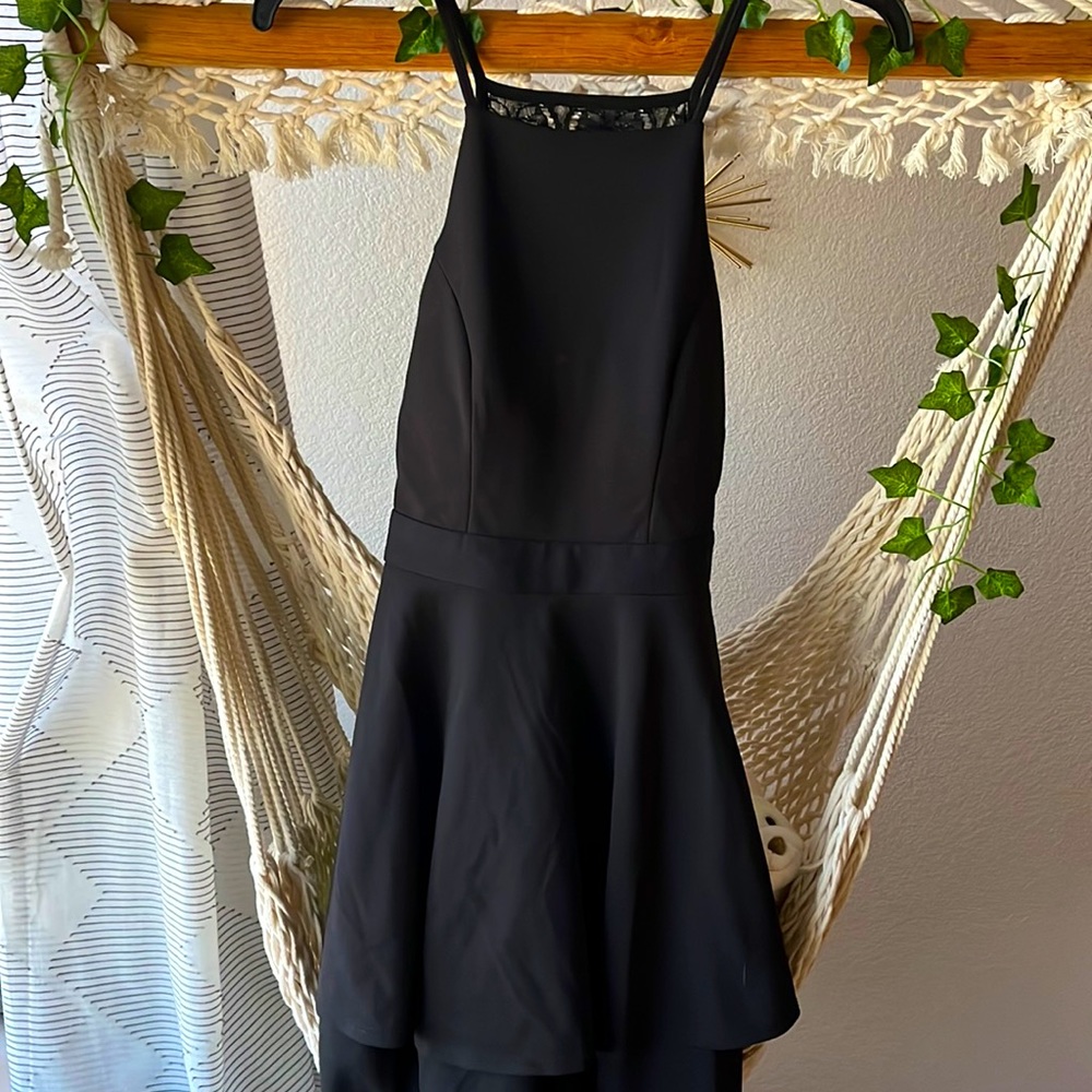 Mi Ami black lace dress